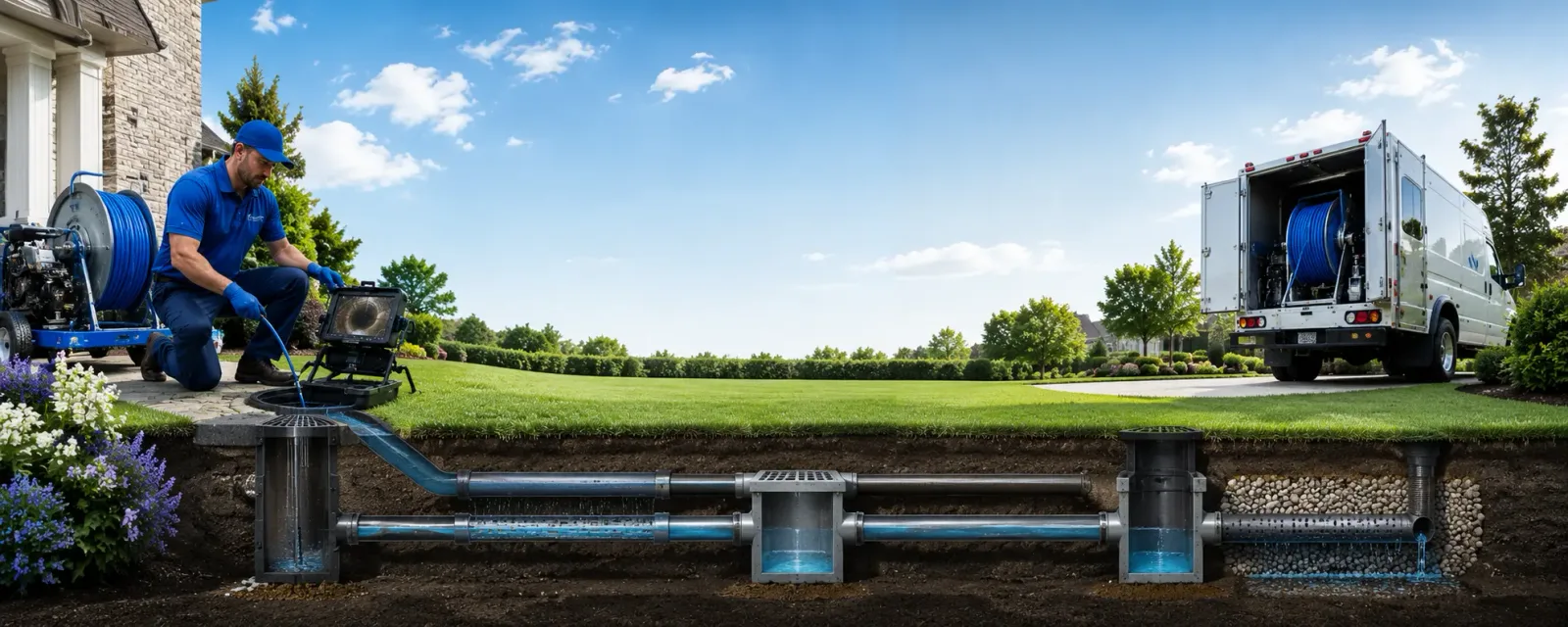 Outdoor drain cleaning information for Lore City, OH